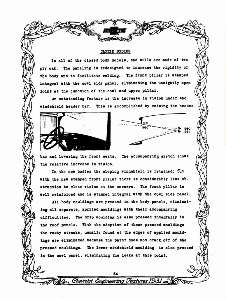 1931 Chevrolet Engineering Features Page 33